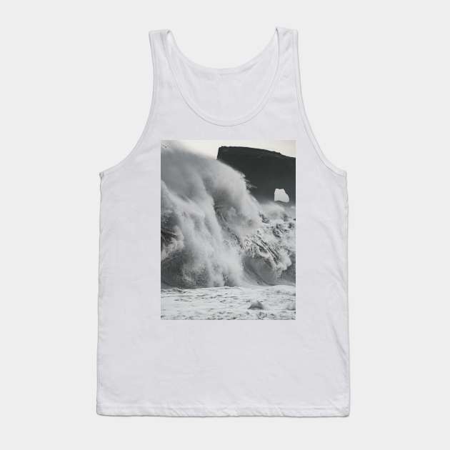 Crashing Ocean Waves Tank Top by beyondreason